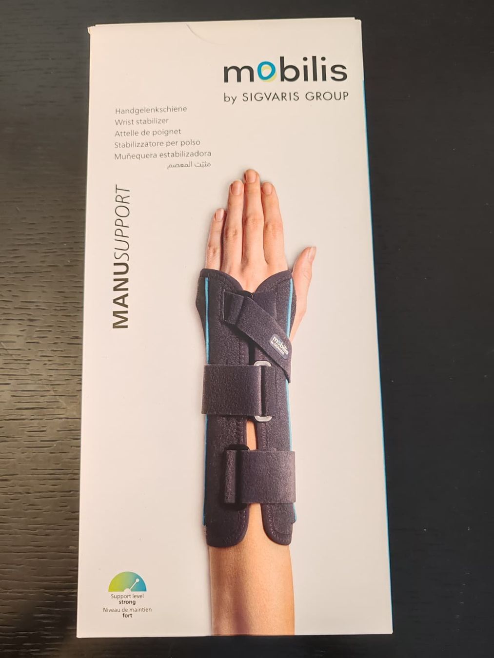 Sigvaris Attrezzature mediche: SIGVARIS ManuSupport Handgelenkbandage S/M – Nuovo e nell'imballaggio originale da Bern venduto da PrettyGood