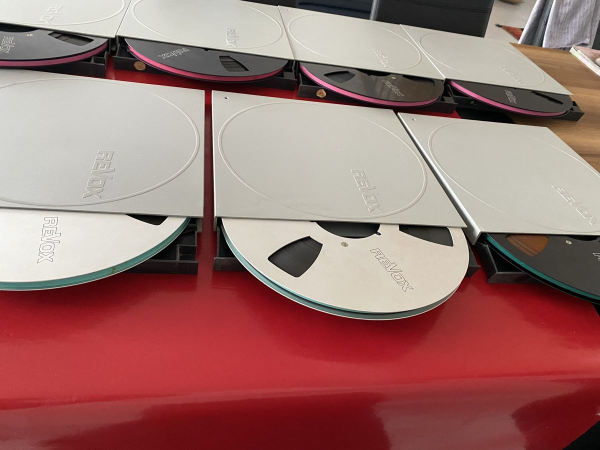 Revox Apparecchi a nastro: Revox Spulen mit Schuber – Usato da Luzern venduto da Harikan 2