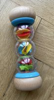 Wooden Rattle Toy, Baby's First Sensory Experience!