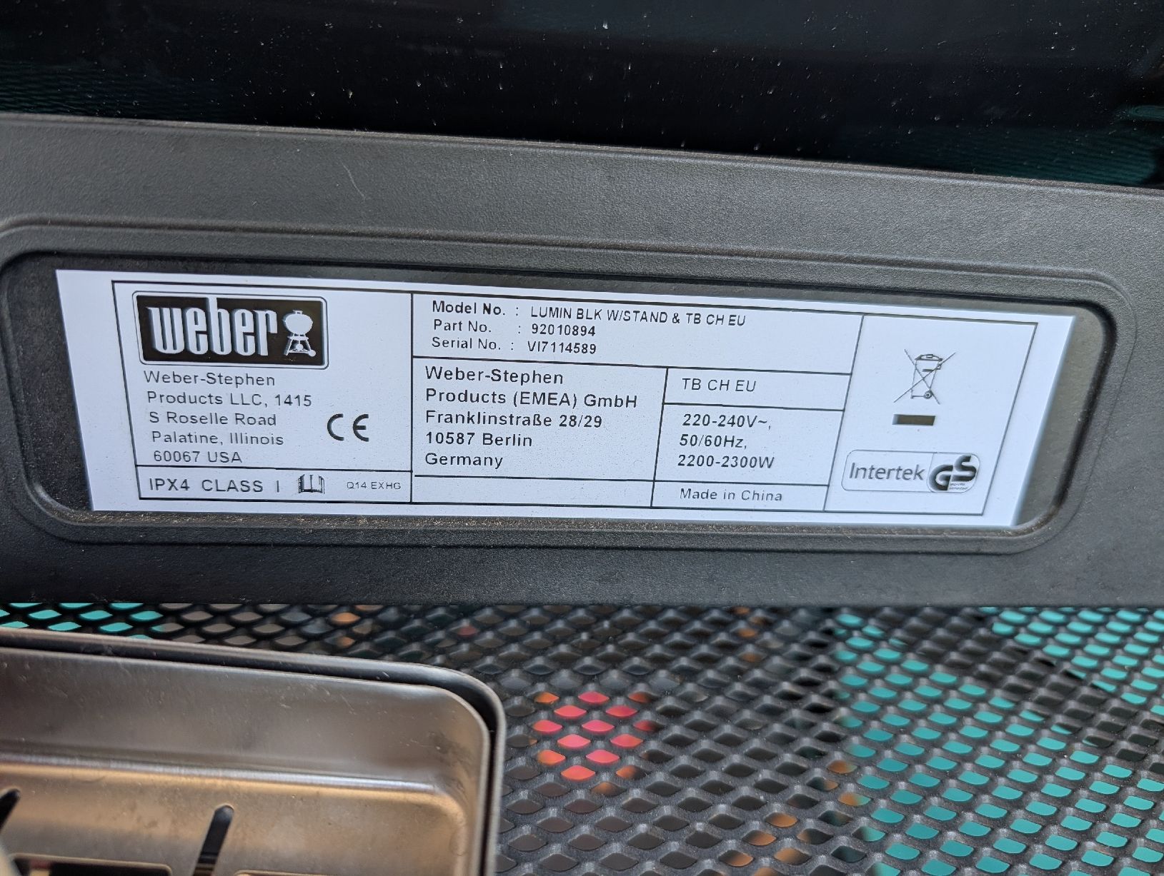 Grills: Weber Lumin mit Stand – Gebraucht aus Zürich von maju_zh 3