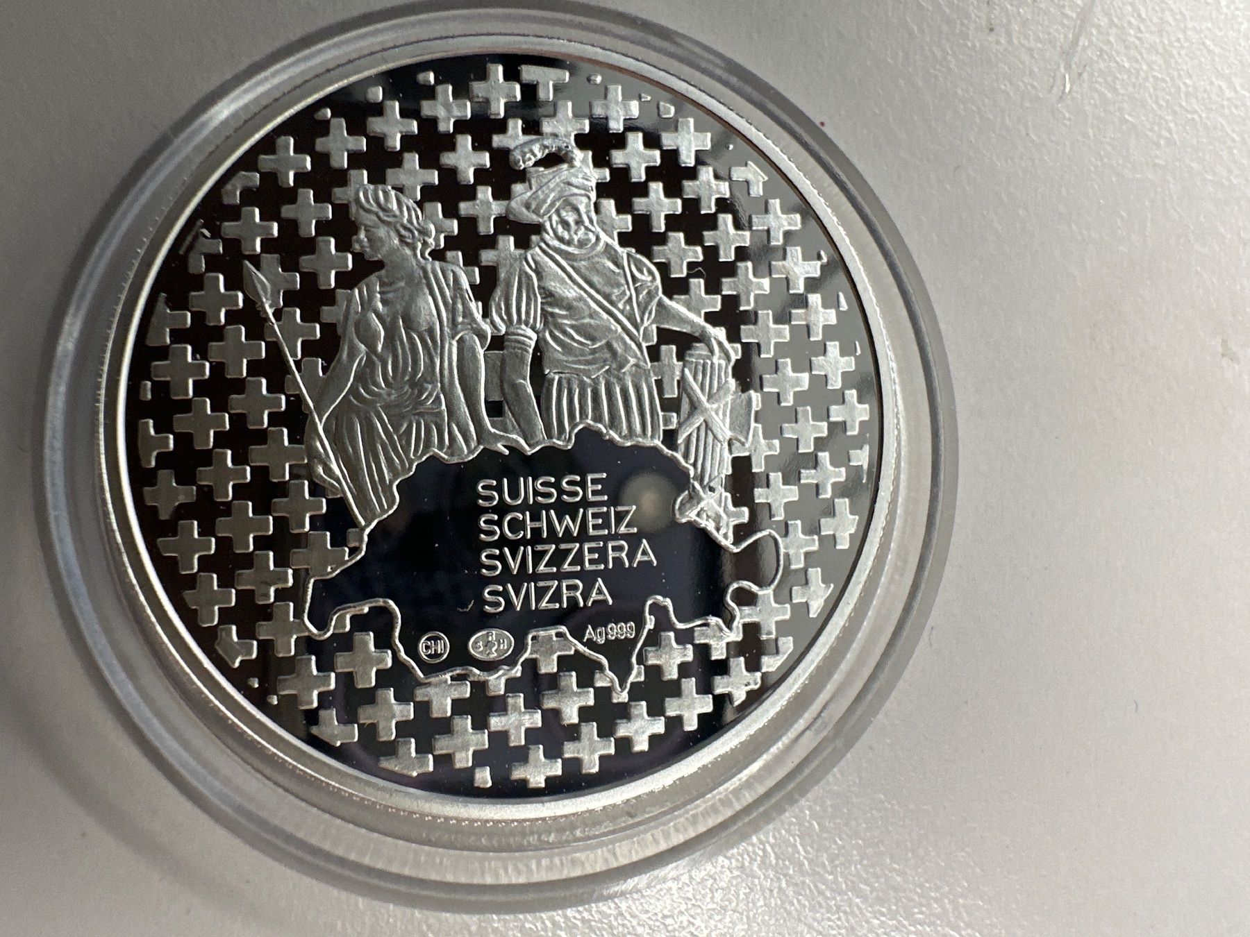 Medaillen: 1 Unze Silber Schweiz 2006 – Neu und originalverpackt aus Herisau von herau 1