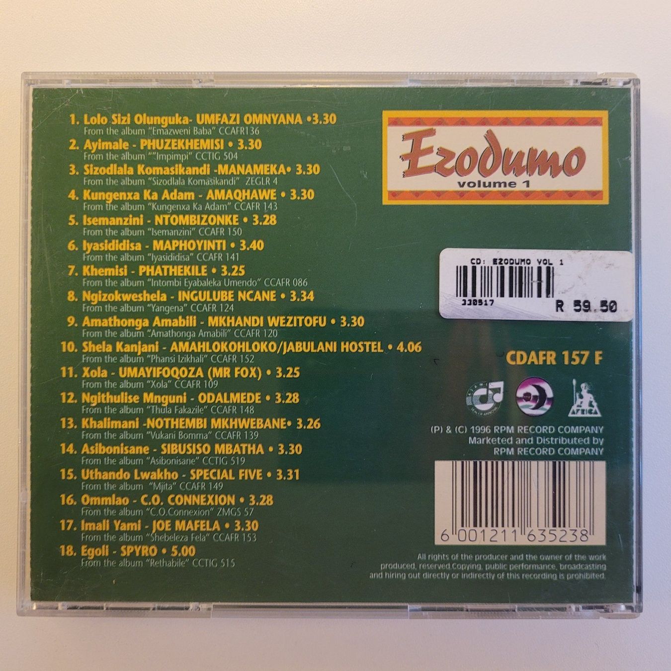 CDs: Ezodumo Volume1 F2 – Gebraucht aus Sessa von fraenklishop 1