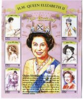 Block "Königin Elisabeth II". Antigua und Barbuda