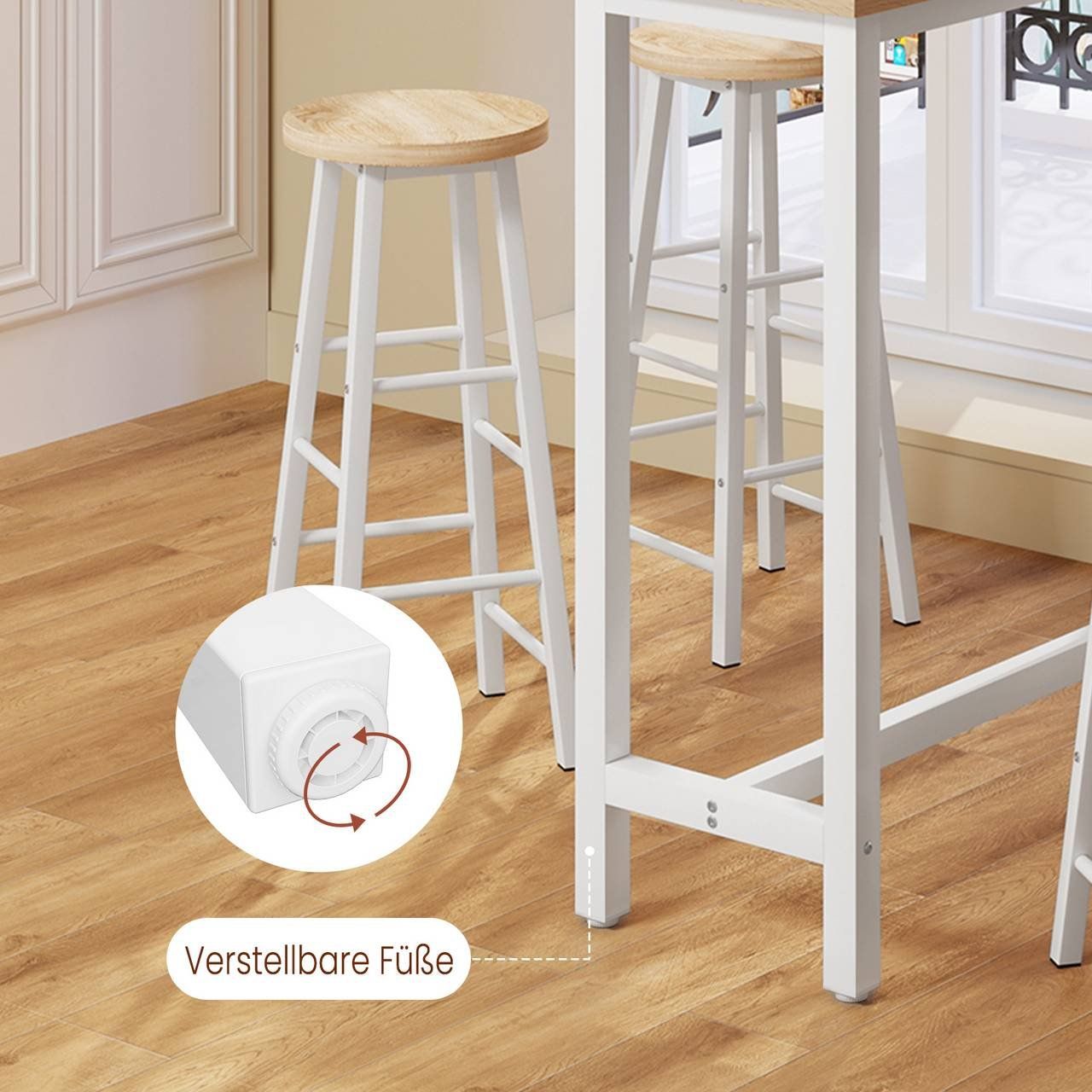 Tables: Bartisch Bistrotisch Stehtisch Esstisch Eiche Hell – Neuf avec emballage d'origine à Kreuzlingen par DealBlitz 6