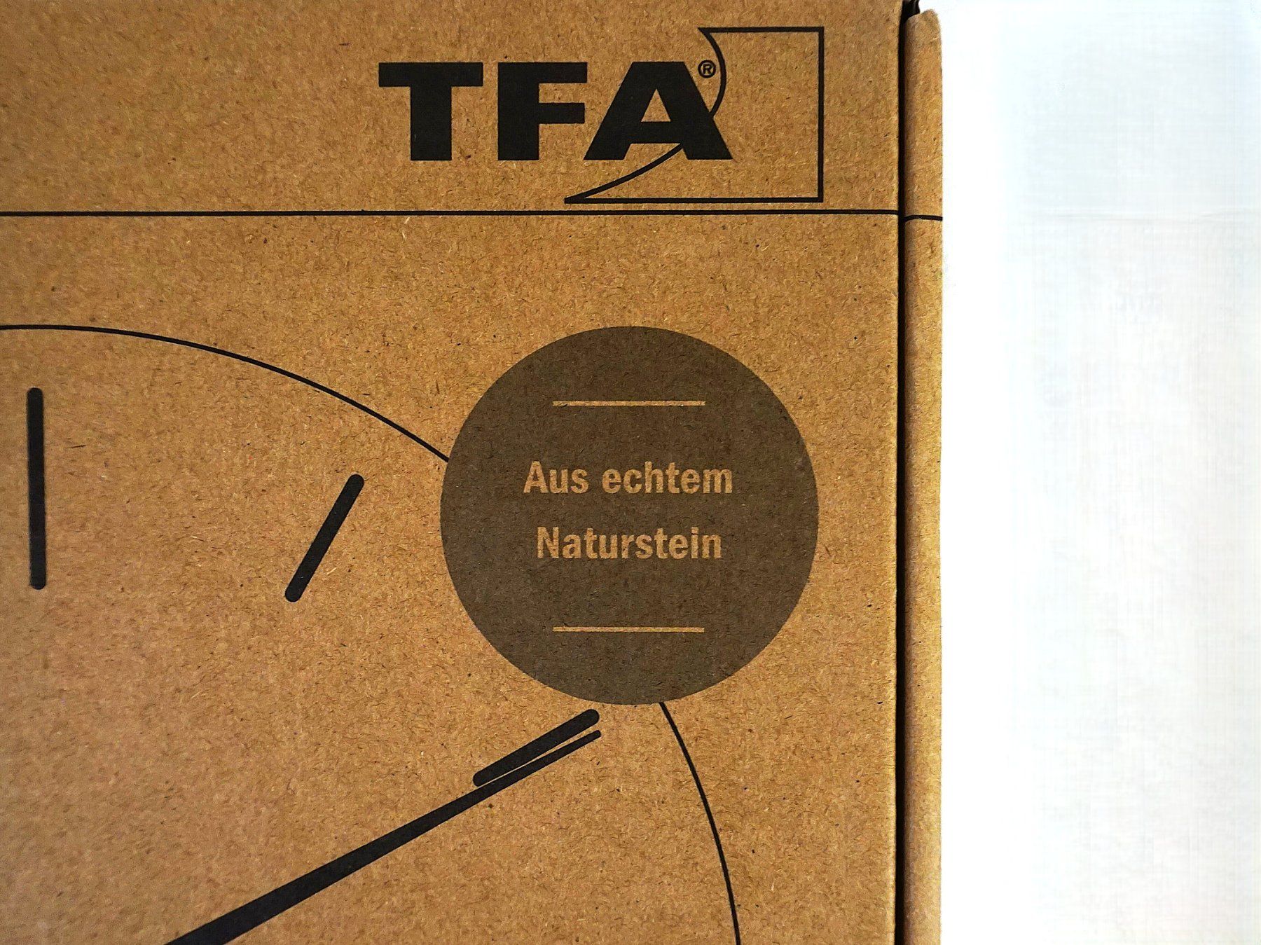 Orologi da terra & Orologi da parete: TFA Schiefer Wanduhr – Nuovo e nell'imballaggio originale da Pratteln venduto da Restwert_Pratteln 1