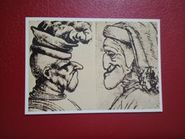 AK Kunst Leonardo "Karikaturen" (802)