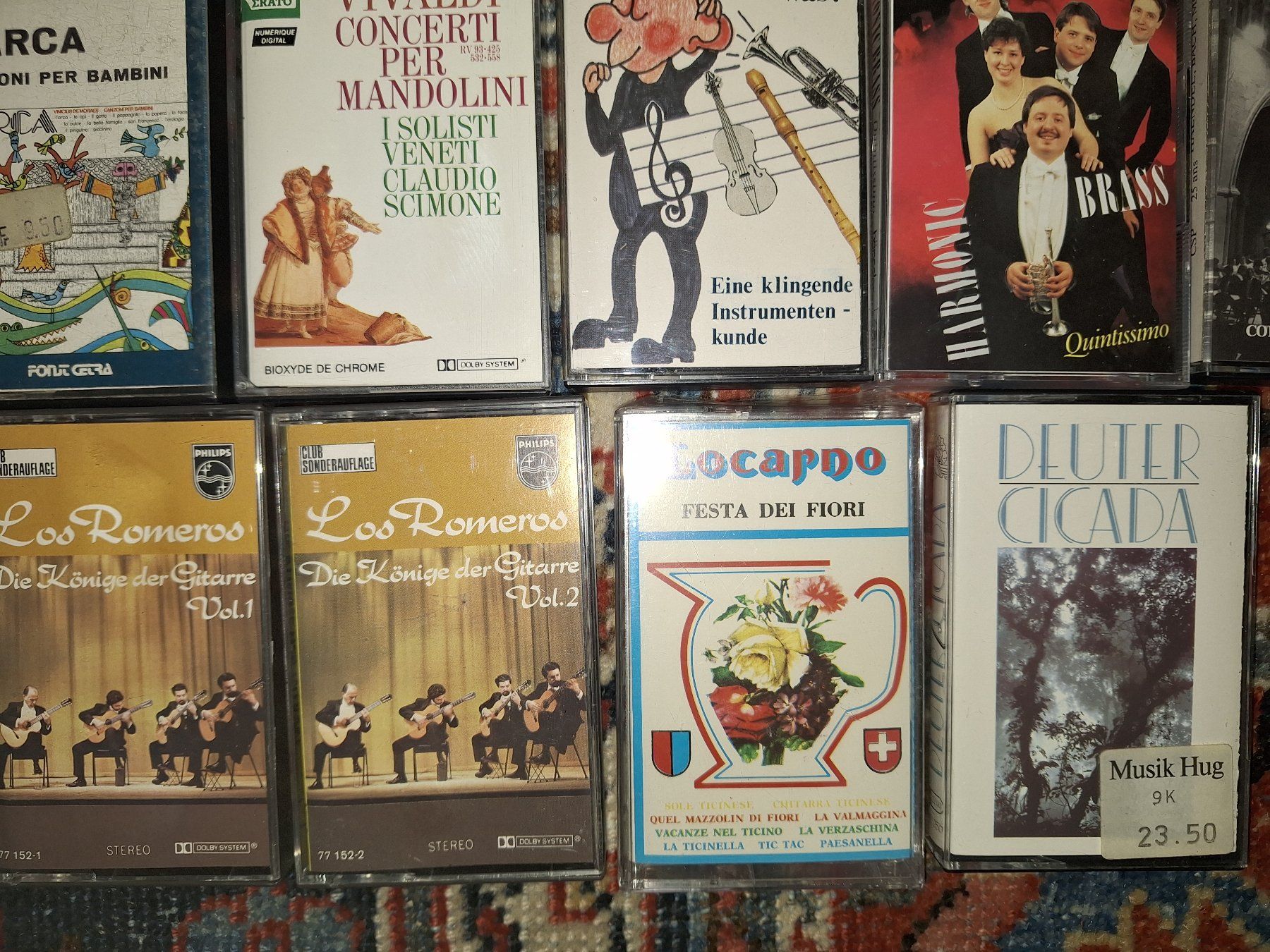 Kompaktkassetten: Versand möglich! Div.Kassetten, Klassik, Lieder, div. Länder – Gebraucht aus Winterthur von Goldpipau 8