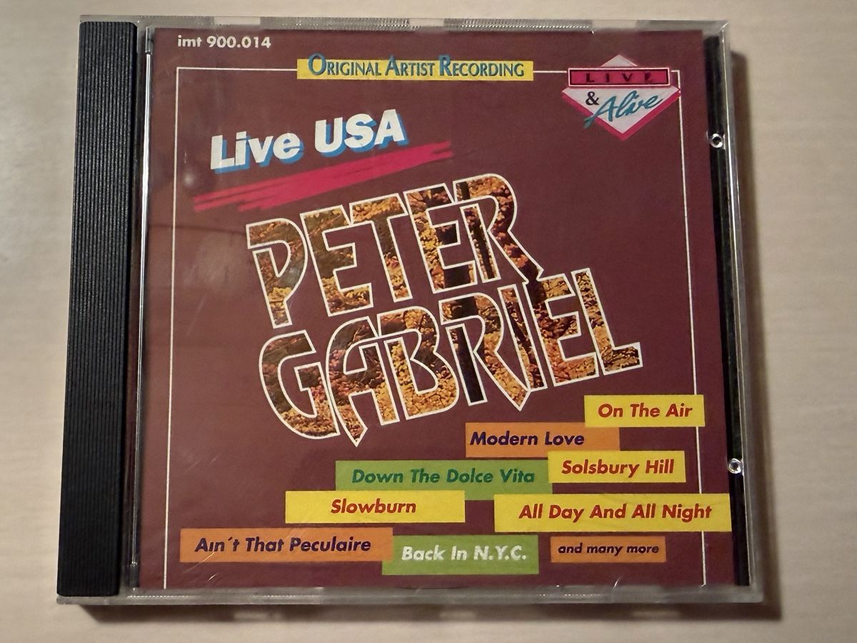 CDs: Peter Gabriel - Live USA CD – Gebraucht aus Oberried Brienz von Chyara