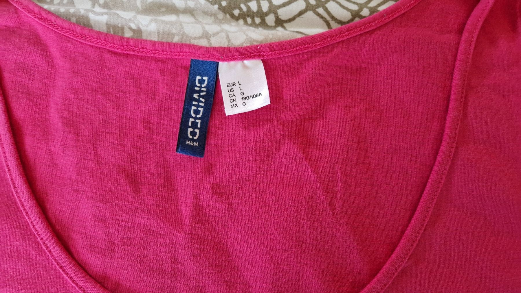 H&M T-shirt: Tank Top in Pink – Usato da Oberengstringen venduto da Sheera7 1