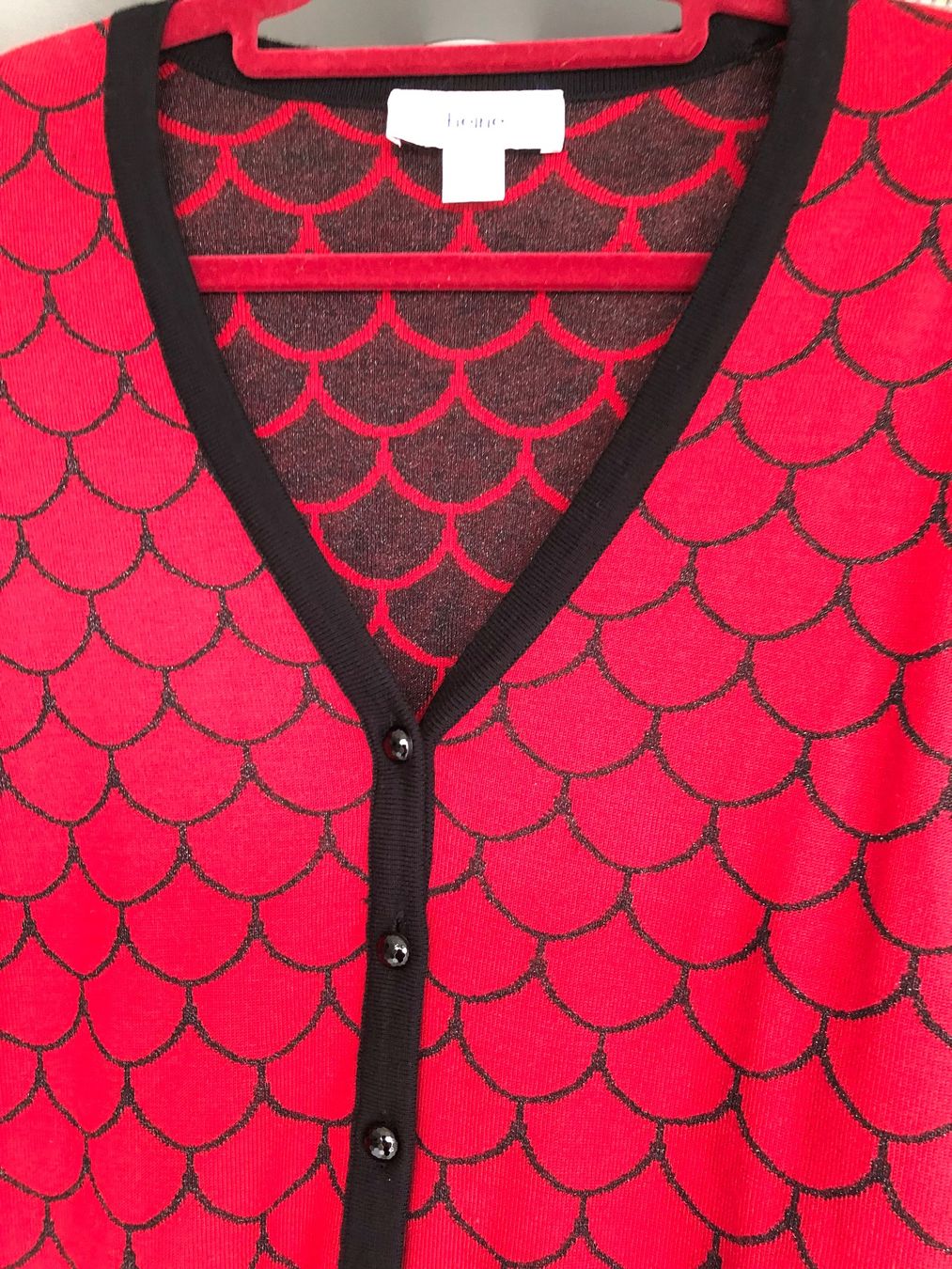 Heine Maglioni & Felpe: Heine Rote Strickjacke  Gr.38 – Usato da Bremgarten AG venduto da Ora2017 1