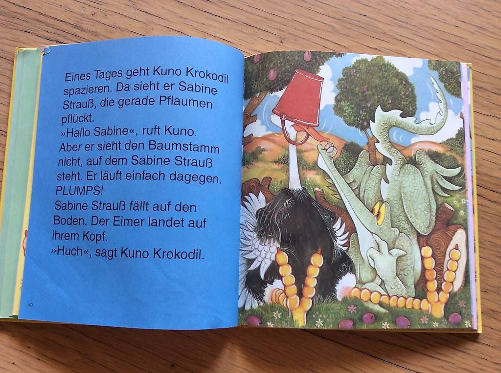 Libri: Das ungeschickte Krokodil - EXTRA GROSSE Schrift – Usato da Dielsdorf venduto da Silviav02 1