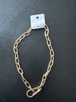 Collier doré à maillons, NEUF, idéal pour l'automne!