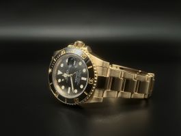 Rolex Submariner 18K Gelbgold 116618LN Full Set