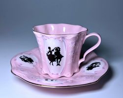 TASSE MIT UNTERTASSE*HAAS & CZJZEK*1960ER*2er SET*****