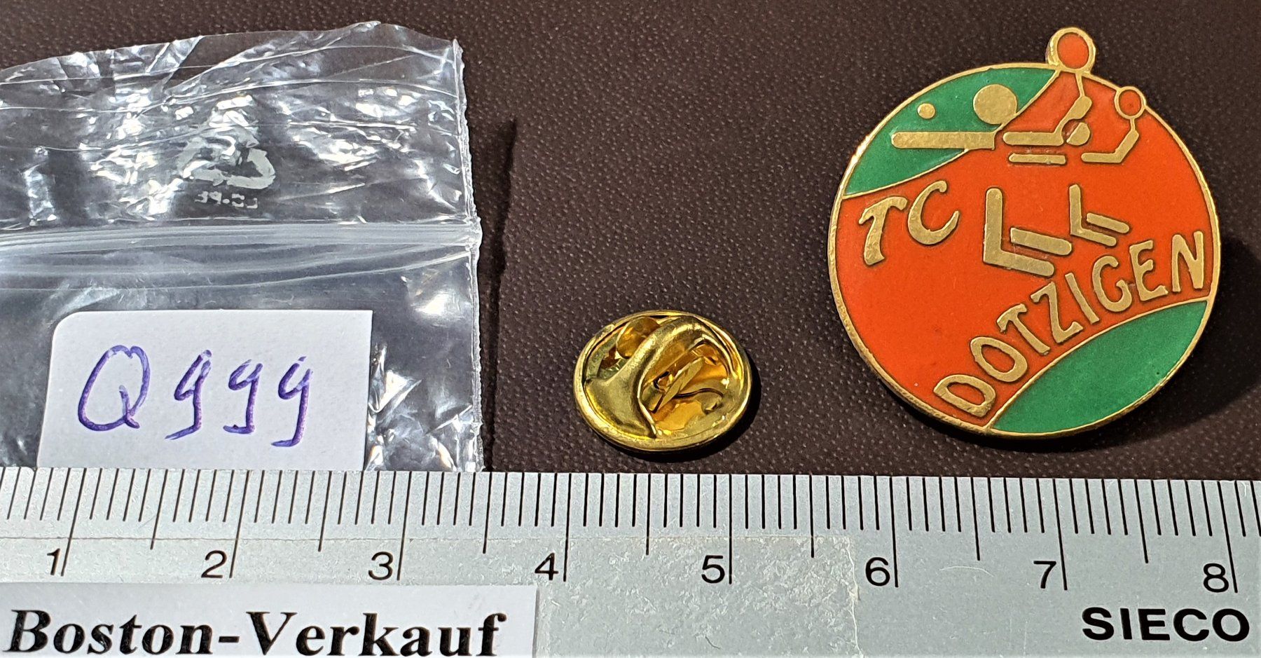 CD: Q999 - Pin TC  Dotzigen – Usato da Reinach BL venduto da Boston-Verkauf 1