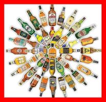Bier Bierflaschen Alk Calanda Chopfab 50 tlg Stickerset