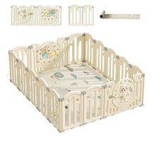 Grosser Baby-Laufstall inkl. extra weichem Teppich
