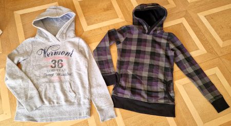 2 Hoodies Gr 158/164 für Mädchen