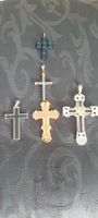 lot de croix en acier inoxydable