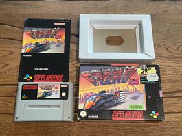 F-Zero SNES Spiel mit OVP und Anleitung - DER Klasssiker !!!