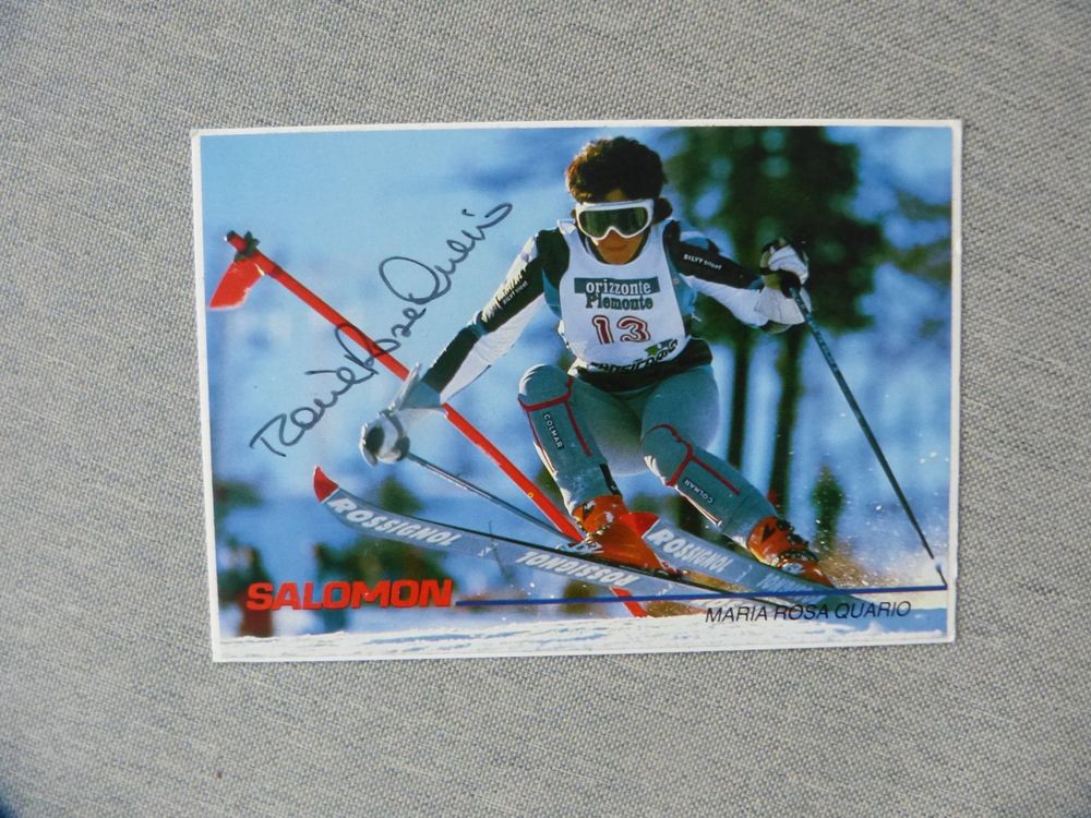 Autogrammkarte Maria Rosa Quario Kaufen auf Ricardo