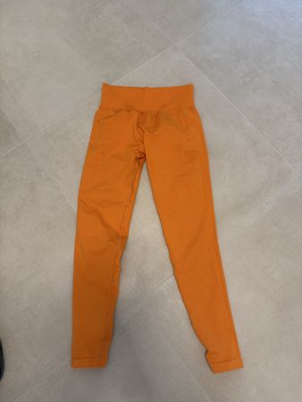 Teveo Leggings orange Grösse M guter Zustand gebraucht