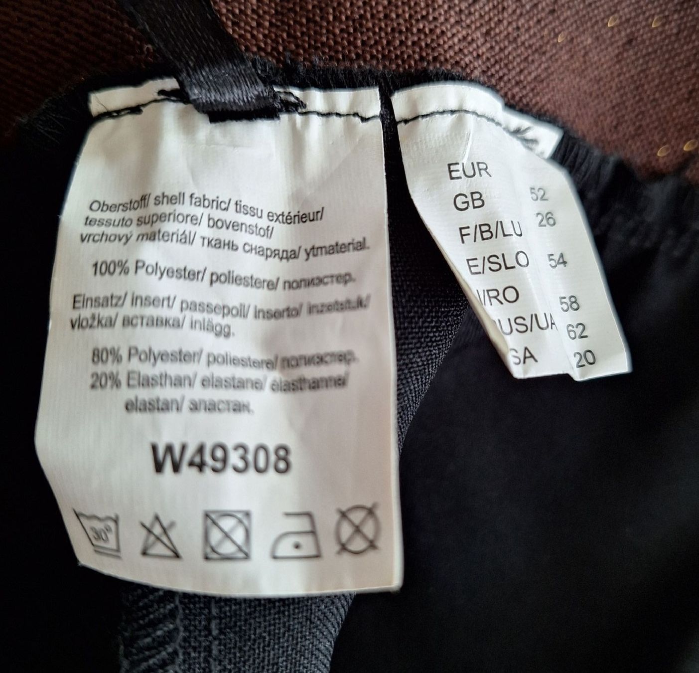 Pantaloni: pantalon noir taille 52 neuf – Nuovo (secondo la descrizione) da Genève venduto da maria1209 3