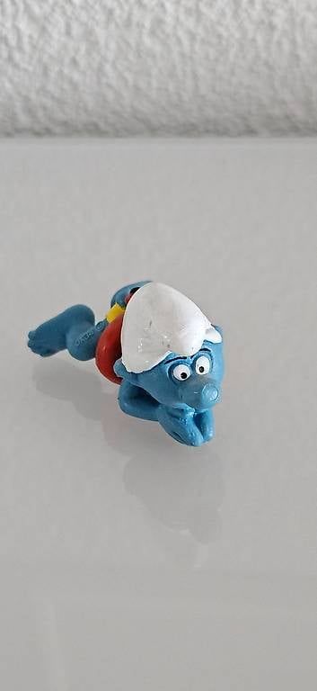 Statuette: Schlumpf mit Schwimmring – Usato da Kestenholz venduto da Schwogi