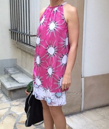Sommerkleid Pink Neckholder DVF Gr. 2
