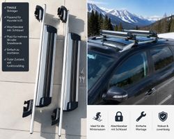 THULE Skiträger abschliessbar für Hyundai ix35 guter Zustand