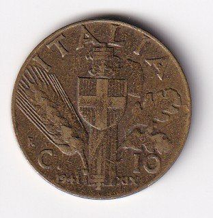 Tutti le monete: Italien 10 cent. 1941vorz – Usato da Neuchâtel venduto da karlpierrino
