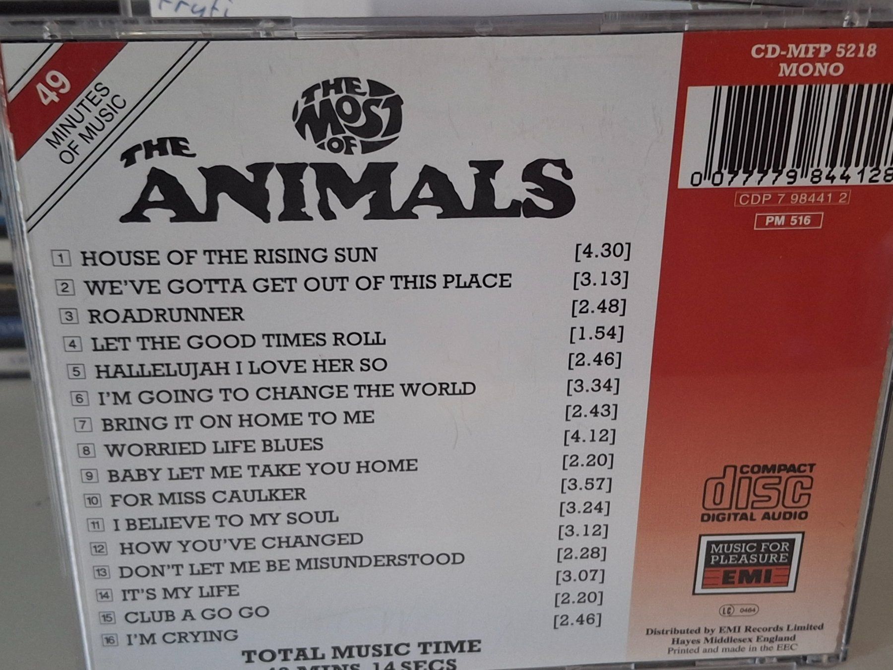 CDs: CD The Animals  - The Most Of – Gebraucht aus Aarberg von Jackup1 1