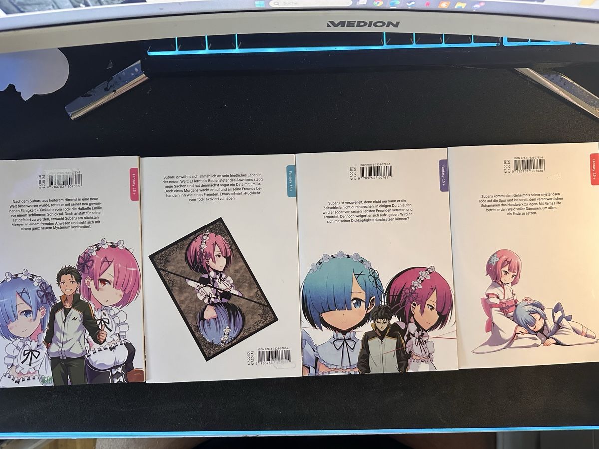 Fumetti: Re:Zero The Mansion Manga Bänder 1-4 – Usato da Stallikon venduto da rentheweeb 1