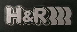 H&R Fahrwerke Aufkleber Sticker ca. 8x3cm silber NEU