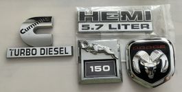 Dodge RAM Schriftzüge Embleme 4 Stk.