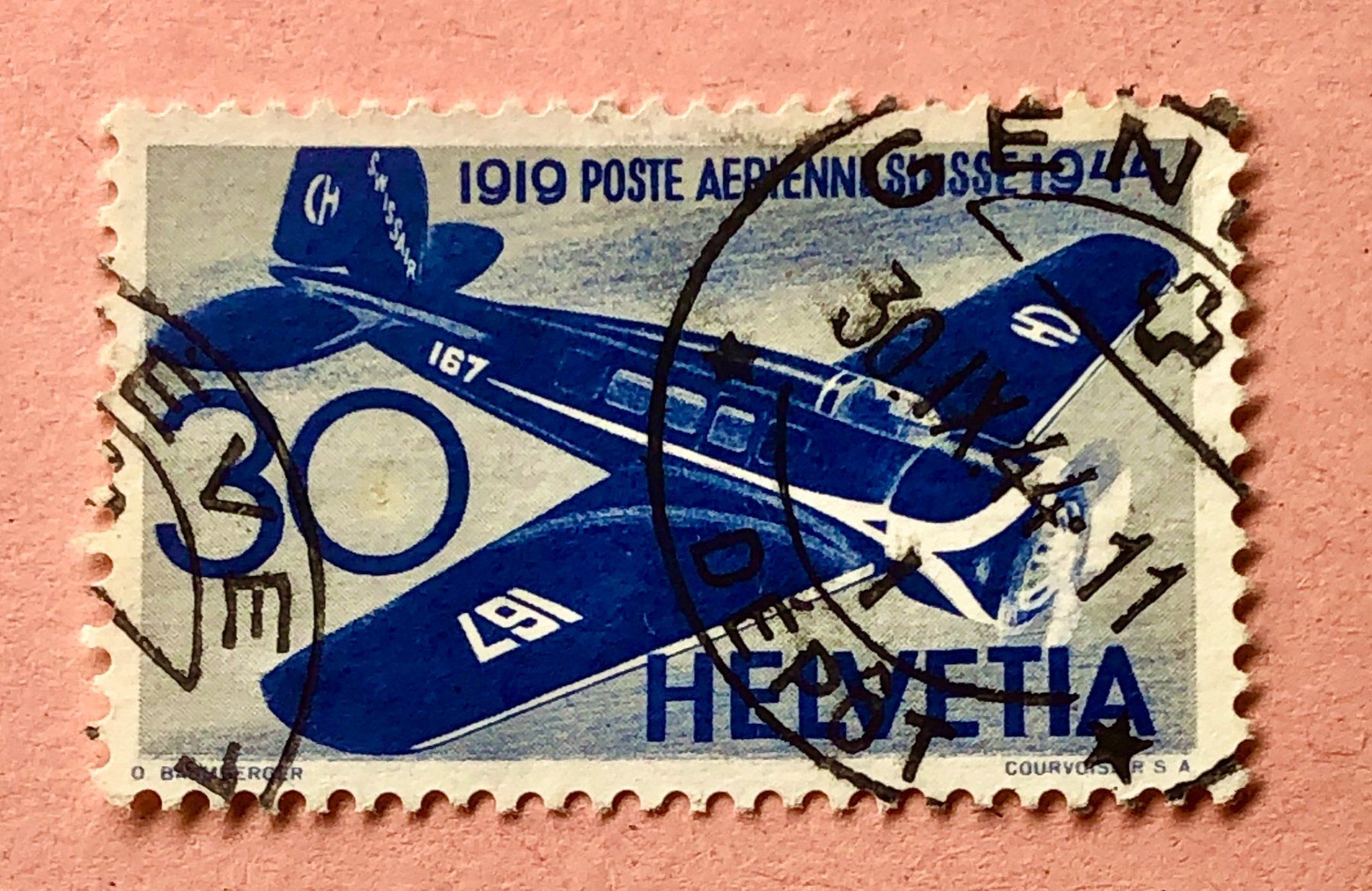 Tutti i francobolli: Nr.F 39 mit Stempel Geneve    – Usato da Aarau venduto da Billa007