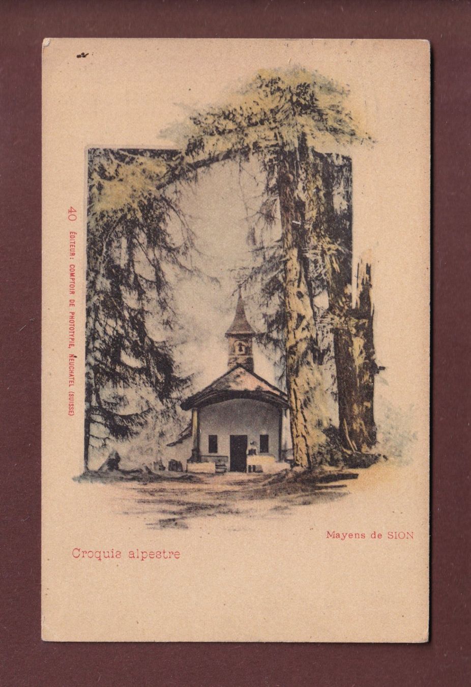 Cartes postales: MAYENS DE SION - 1913 CPN – D'occasion à Pully par nicecards