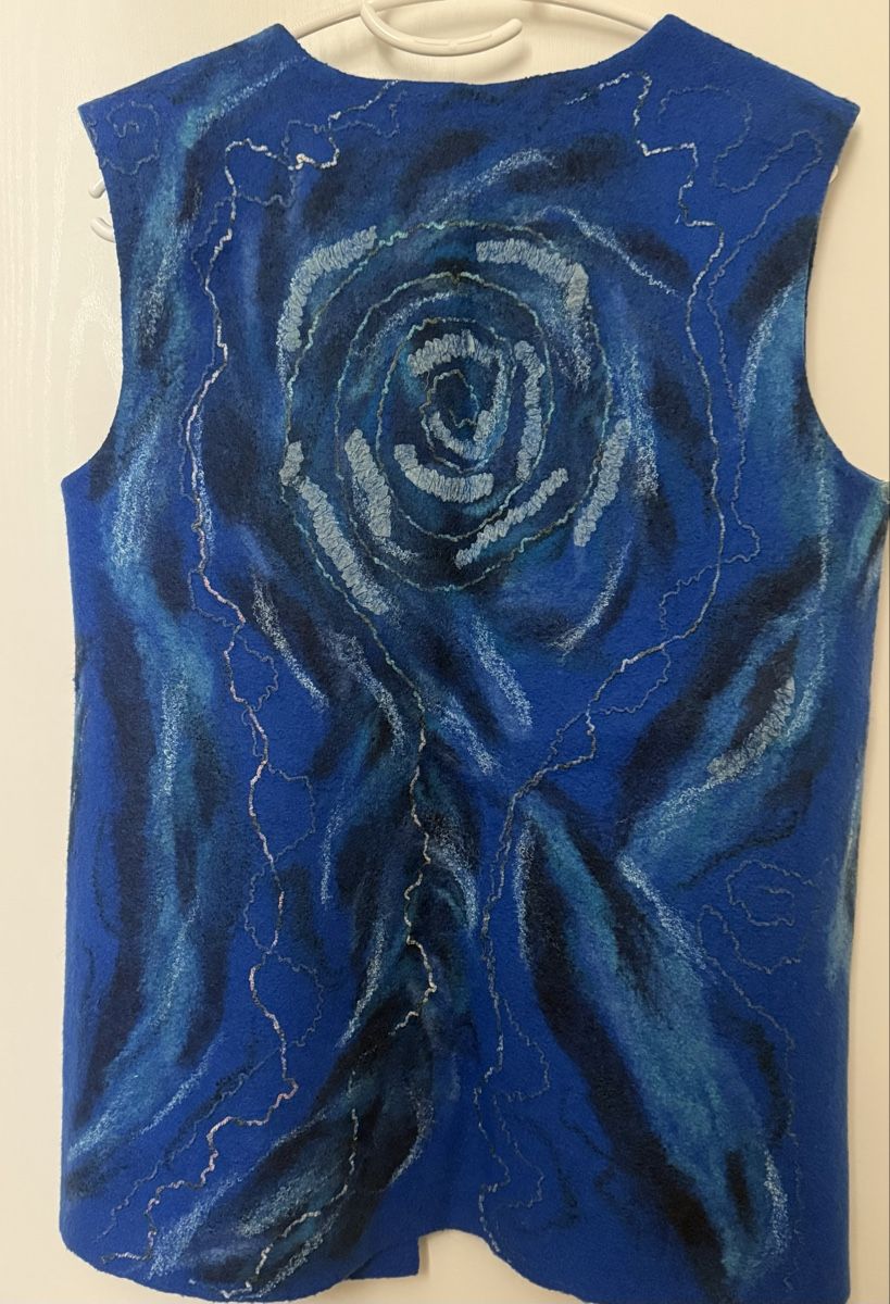 Giacche: Unique Felted Wool Vest - Blue Tones - Size Medium – Usato da Glis venduto da lus_sx55 1