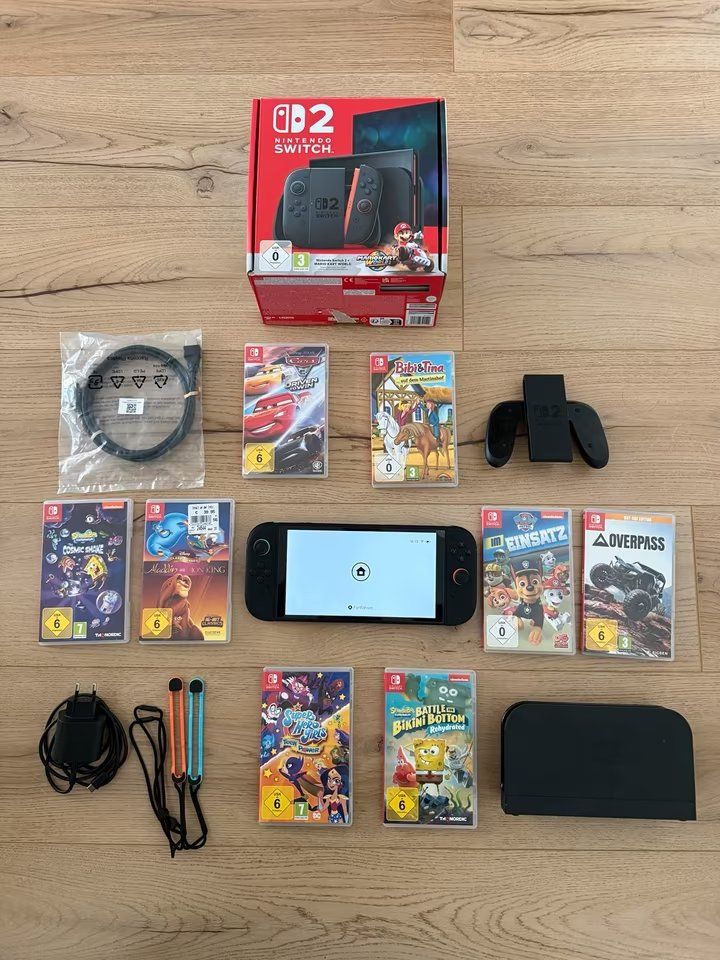 Nintendo Console: Nintendo Switch 2 + 9 Spiele + Garantie – Usato da Hochdorf venduto da RRocket1291