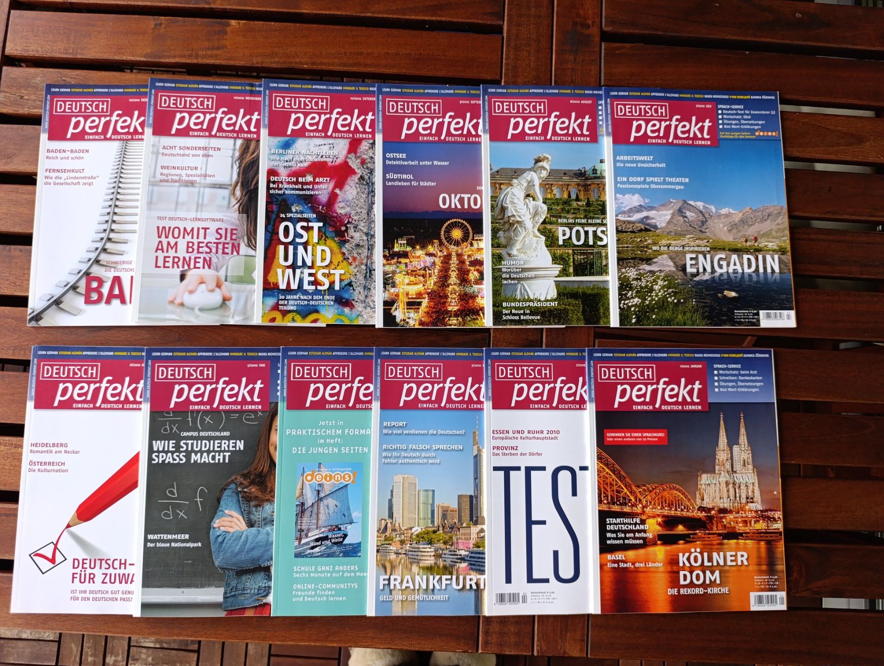 Riviste & Magazine: Deutsch Perfekt, Ausgaben 1-12/2010 – Nuovo (secondo la descrizione) da Zürich venduto da mir_2kjl 2