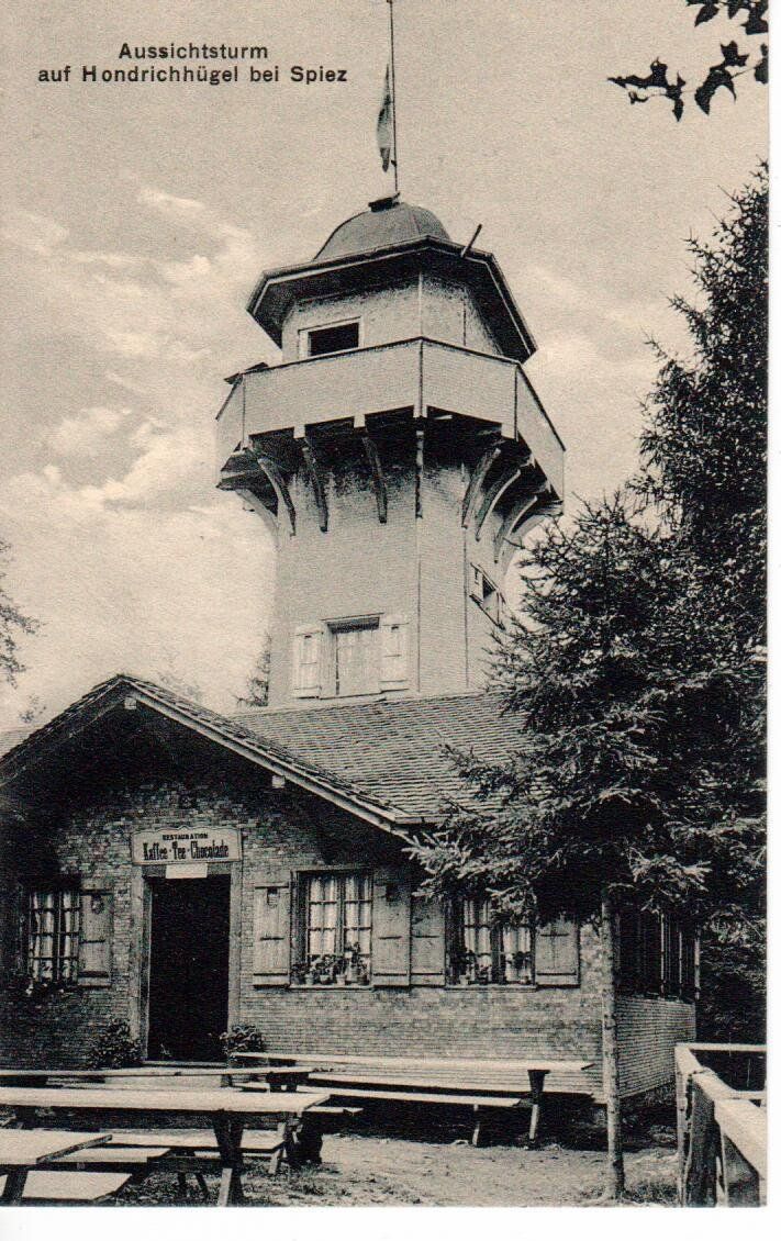 Cartoline postali: Aussichtsturm bei Spiez – Usato da Wolhusen venduto da Curver9