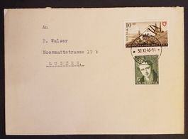 B318) 1946 Pro Juventute  FDC, Pro Patria Letzttag