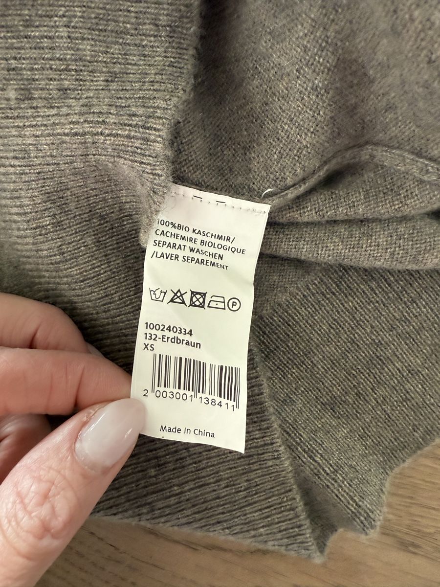 Manor Maglioni & Felpe: Manor 100% Kaschmir Rollkragenpullover, XS, Grau/braun – Usato da Ottenbach venduto da Suni_82 2