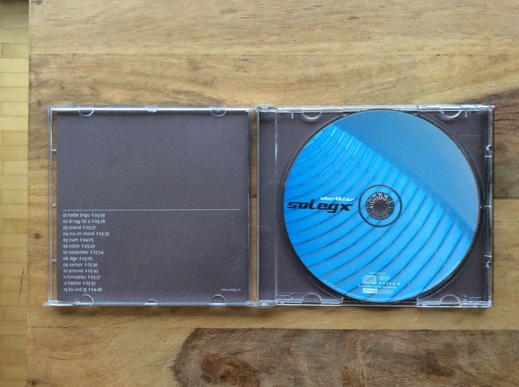 CD: CD Solegx / Startklar (vergriffen) – Usato da Horgen venduto da flyingpenguin2000 2