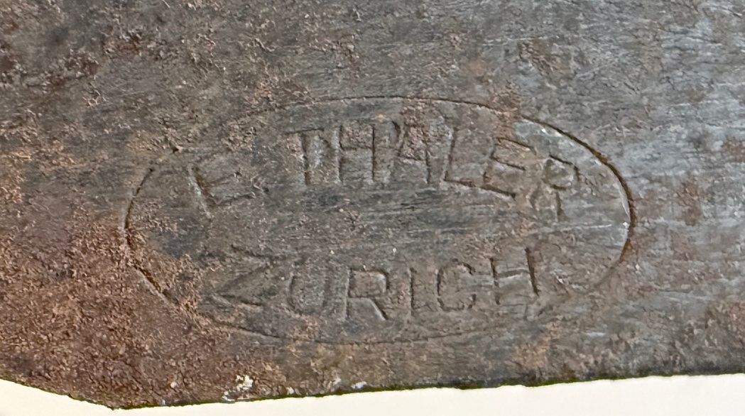 Kletterausrüstungen: Gletscher / Eispickel (Logo E. Thaler Zürich) – Gebraucht aus Samedan von Gischpel25 7