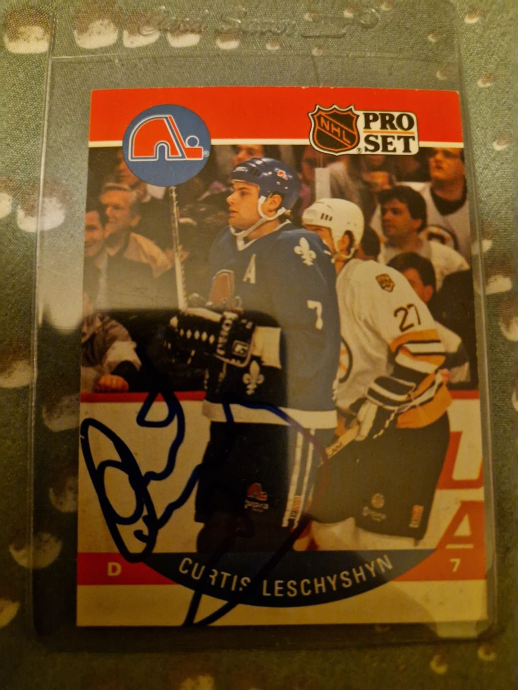 NHL Sammelbilder & Trading cards: Carte NHL signée par Curtis LESCHYSHYN – Gebraucht aus Lutry von SwissBBCards 3