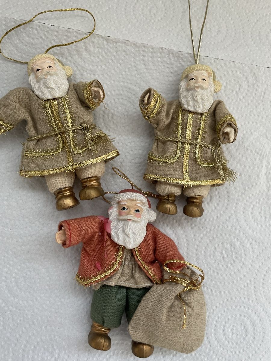 Tutte le decorazioni: 3 vintage Weihnachtsmann – Usato da Oberentfelden venduto da vilibrand