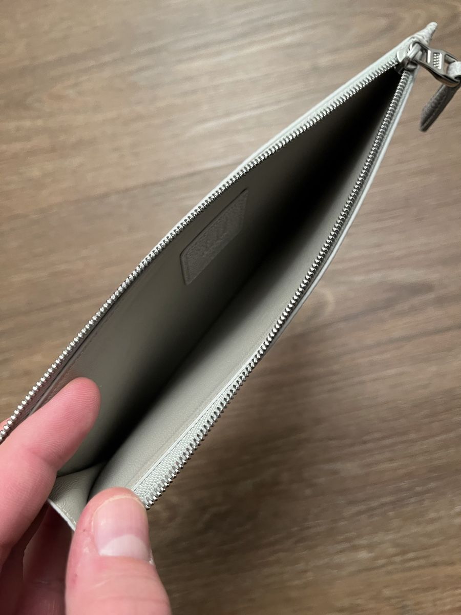 Dunhill Borse: DUNHILL Pouch Leder hellgrau, ungetragen – Usato da Winkel venduto da betterade 7