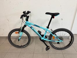 Decathlon Rockrider 20 Zoll Kinder-Mountainbike – Hellblau