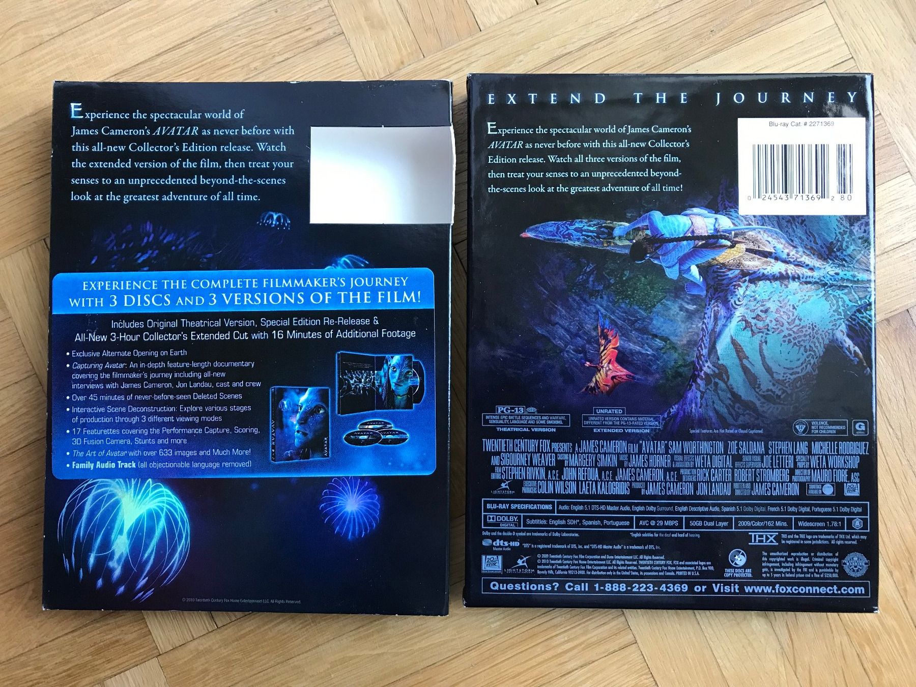 Tutti i DVDs: Avatar - Extended Collector's Edition - Blu-ray – Nuovo (secondo la descrizione) da Zürich venduto da Malcom 3